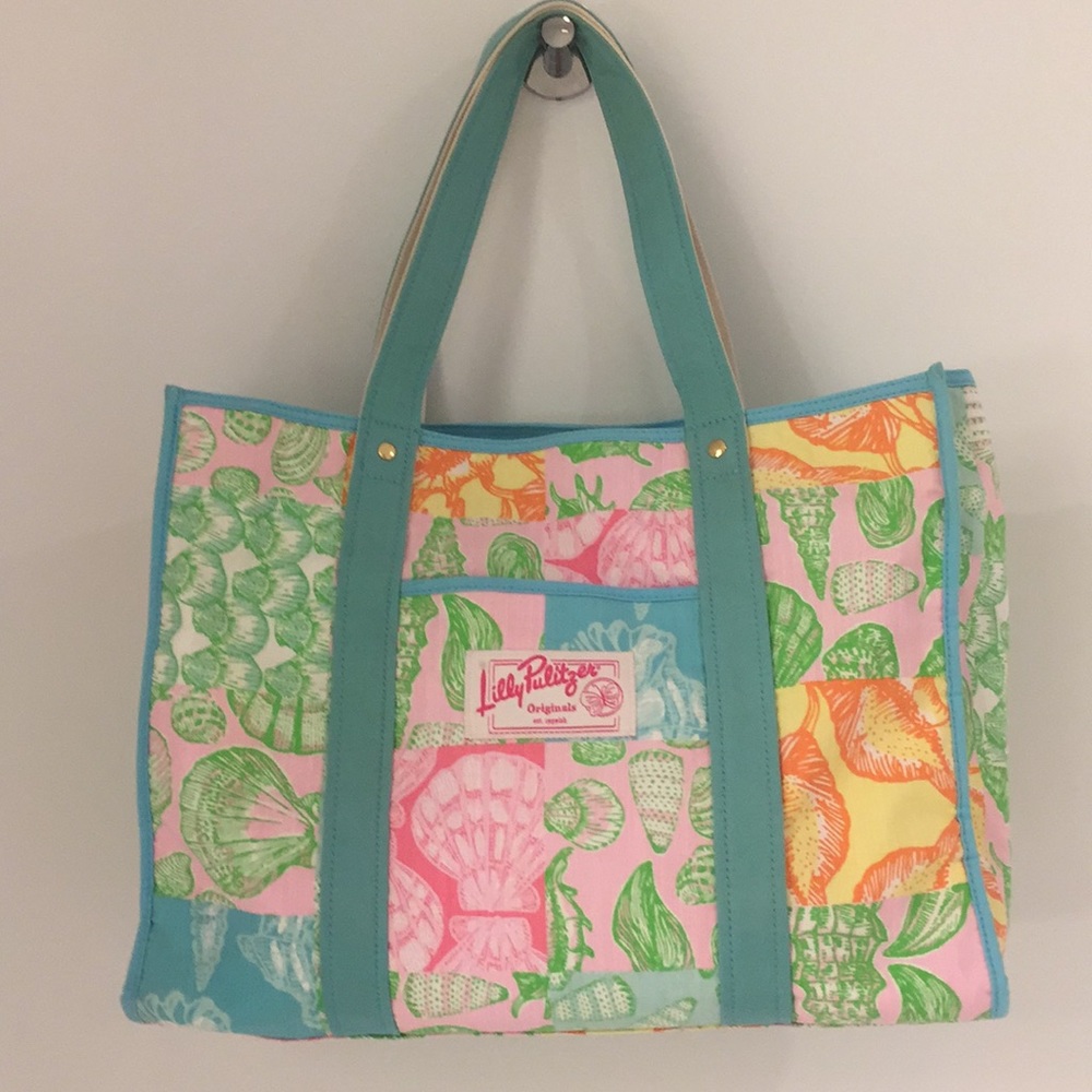 Vintage Lilly Pulitzer beach tote